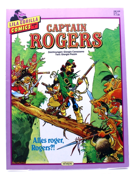 Lila Gorilla Comics Album Nr. 4: Captain Rogers von Ehapa